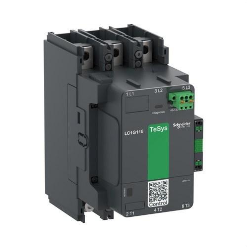 "Kontaktor TeSys LC1G 185A 440V 3P AC3 Štandardná cievka 100-250V AC-DC" s referenciou LC1G185KUEN od značky SCHNEIDER ELECTRIC