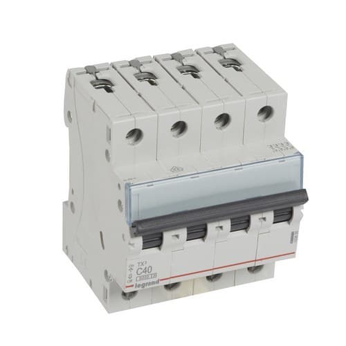 Magnetotermický TX3 4P 40A Krivka C Krivka C 6kA s referenciou 403630 od značky LEGRAND