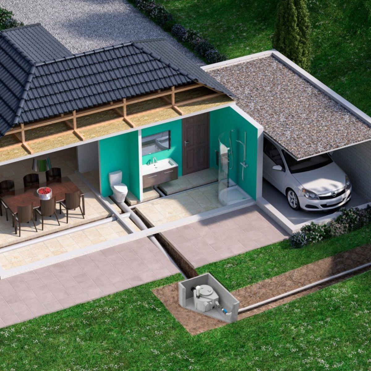 SFA Sanifos 110 Pumping Station - Grinder Version with reference 009FOS110TM from the brand SFA SANITRIT