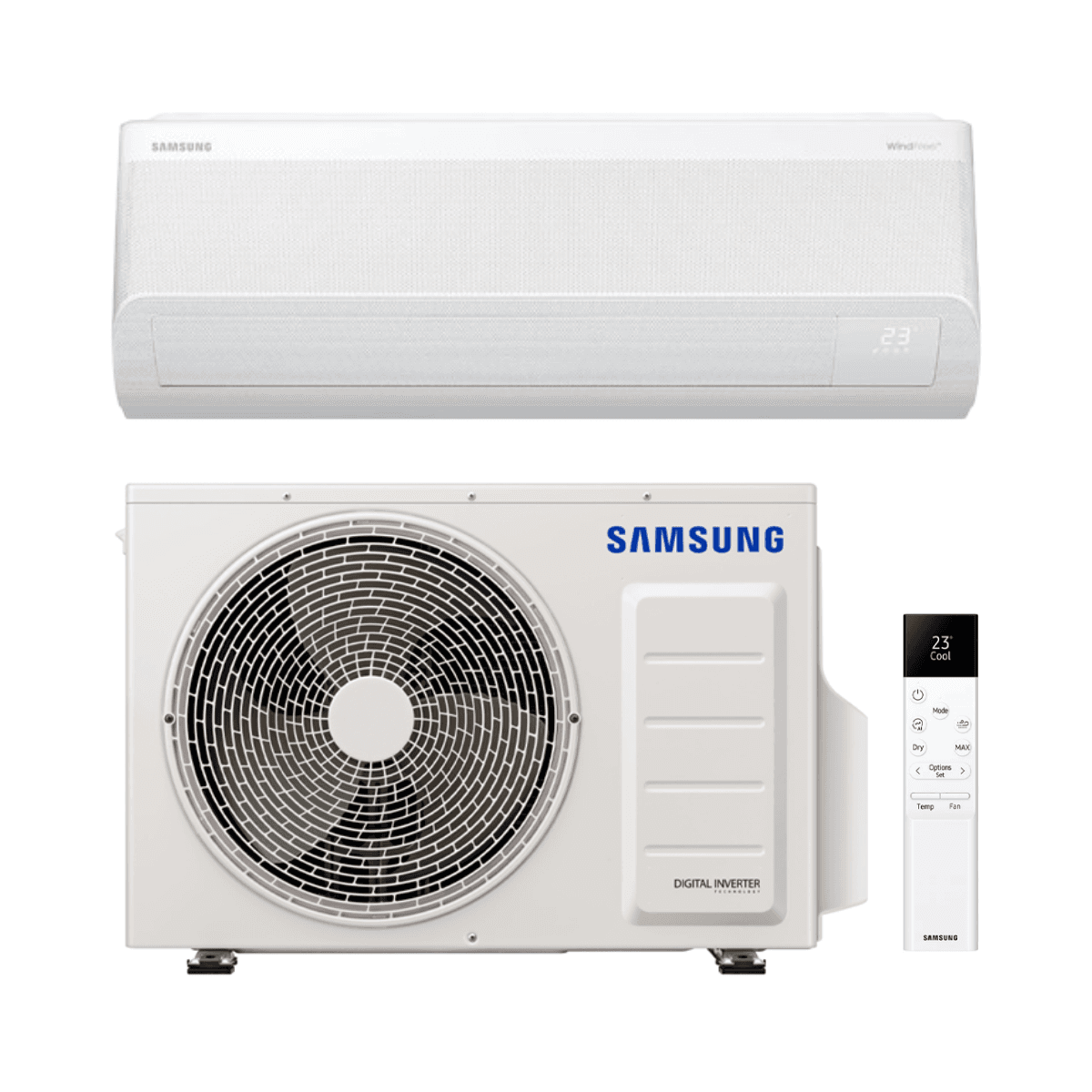 Klimatizácia s WiFi Samsung WindFree Comfort S2 F-AR60F12NX 3,5 kW 12000 BTU s referenciou F-AR60F12NX od značky SAMSUNG