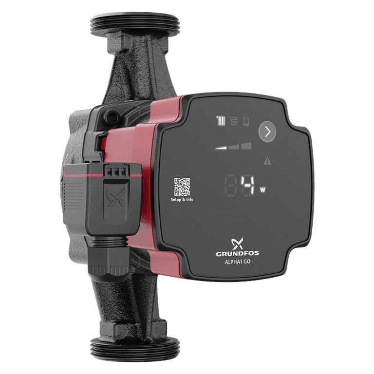 Obehové čerpadlo Grundfos ALPHA1 GO 25-80 180 s referenciou 93074179 od značky GRUNDFOS