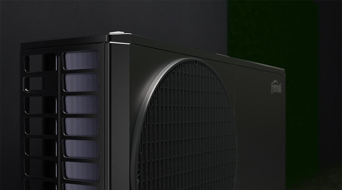 Toplotna črpalka aerotermalna monoblok R290 Ferroli OMNIA Life M 10 kW z daljinskim upravljalnikom s referenciou 4B4770109 od značky FERROLI