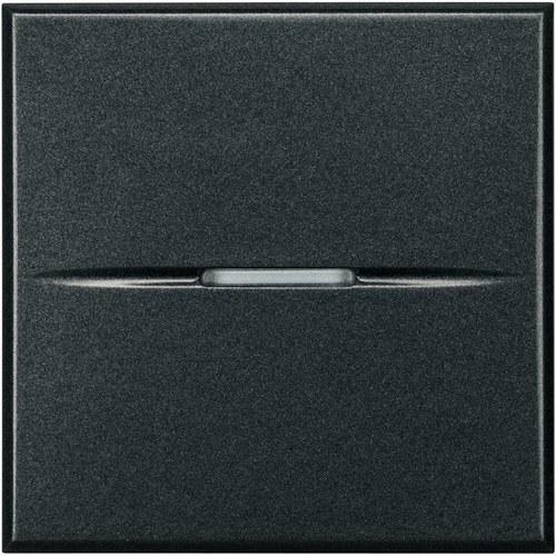 Osvetlený osový prepojovací skrutkový terminál 2 moduly antracit Axolute s referenciou HS4004/2 od značky BTICINO