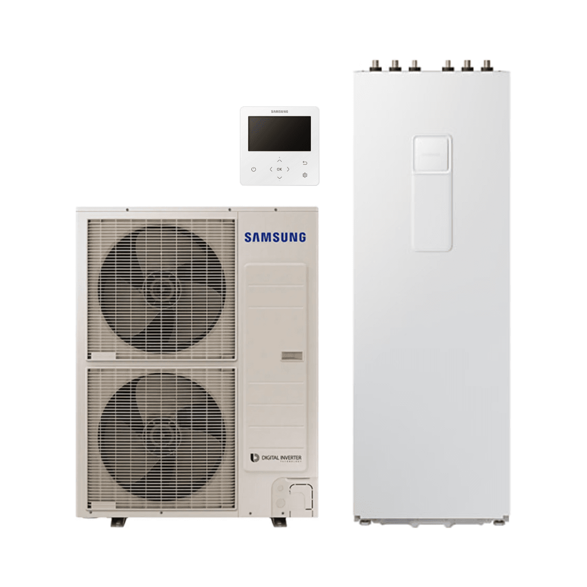 Samsung ClimateHub EHS Mono R32 16 kW 260 Liters Aerothermal Set with reference SAMEHSMONOR2316260 from the brand SAMSUNG
