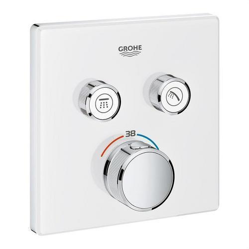 Zabudovaný termostat s 2 kohútikmi Grohtherm SmartControl - Chróm/Moon White s referenciou 29156LS0 od značky GROHE