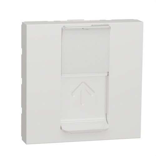 Doskový panel pre 2 moduly RJ45 Keystone biela polárna New Unica s referenciou NU946118 od značky SCHNEIDER ELECTRIC