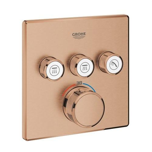 Zabudovaný termostat s 3 kľúčmi Grohtherm SmartControl - Brushed warm sunset s referenciou 29126DL0 od značky GROHE