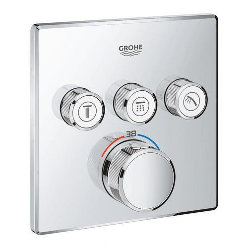 Vstavaný termostat s 3 ventilmi Grohtherm SmartControl - Chróm s referenciou 29126000 od značky GROHE