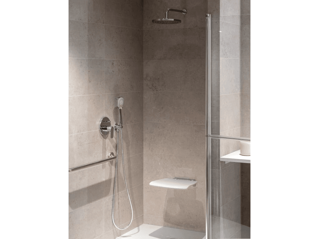 Priama kúpeľňová madlo, lesklý chrómový povrch, 780 mm, Roca Access s referenciou A816929001 od značky ROCA