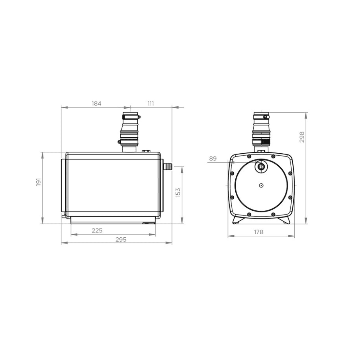 Sesalna črpalka za vodo z odtokom za prho SFA Sanifloor+ 3 s referenciou HIFLOOR3 od značky SFA SANITRIT