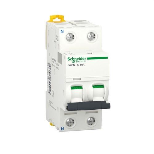 IK60N Circuit Breaker 1P+N 10A Curve C 6kA with reference A9K17610 from the brand SCHNEIDER ELECTRIC