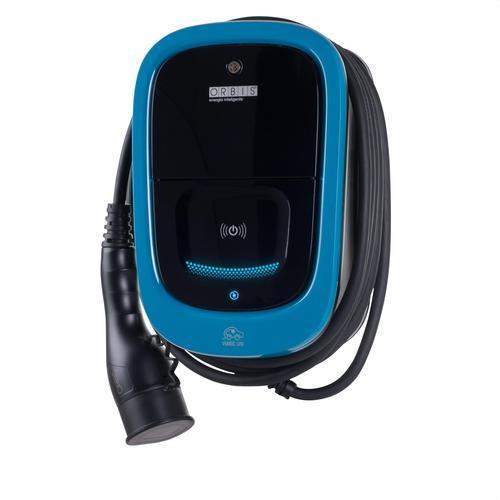 Nabíjačka pre elektromobily jednofázová VIARIS UNI+ 7,4KW s 5-metrovou hadicou + Ethernet s referenciou OB94U120HA2 od značky ORBIS