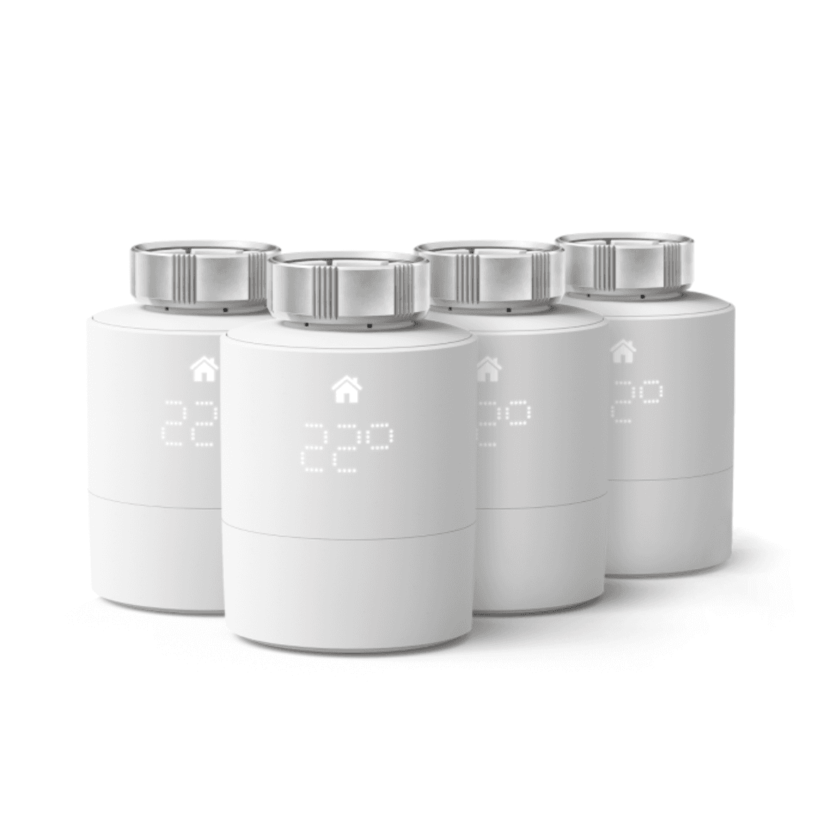 Pack of 4 Tado V3+ Smart Thermostatic Radiator Valves with reference SRT 4 from the brand TADO