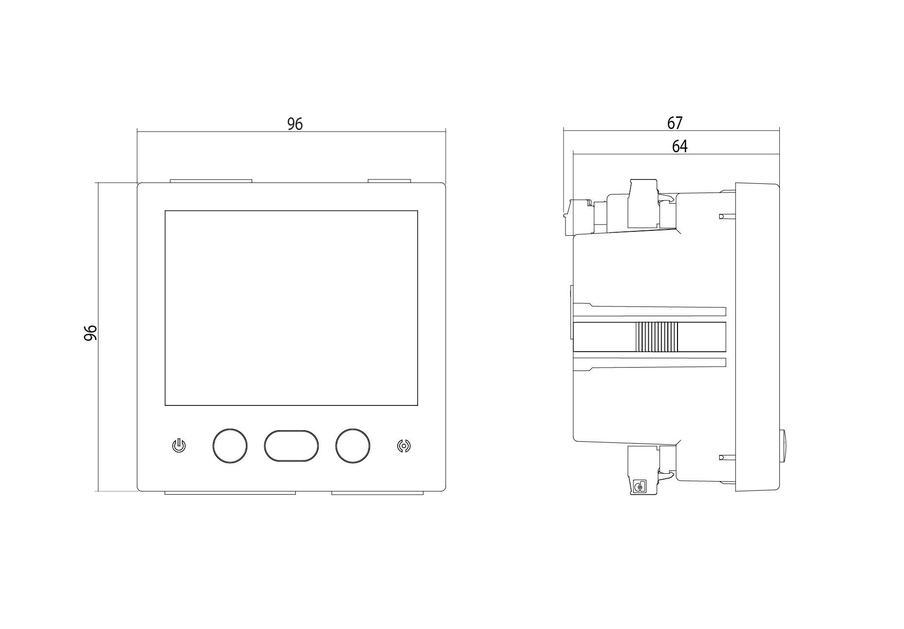Trojfázový sieťový analyzátor panel Circutor CVM-C11-ITF-IN-485-ICT2 s referenciou M58541. od značky CIRCUTOR