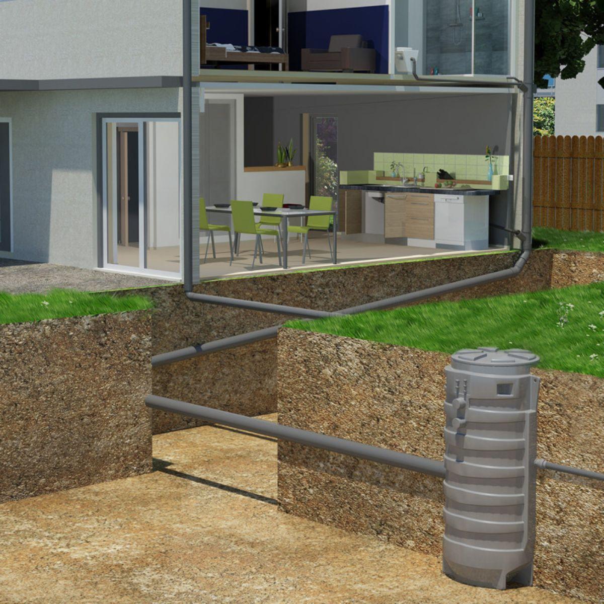 Črpalna postaja SFA Sanifos 1300 2GR SP S - Različica z drobilnikom s referenciou 009FOS1300TM od značky SFA SANITRIT