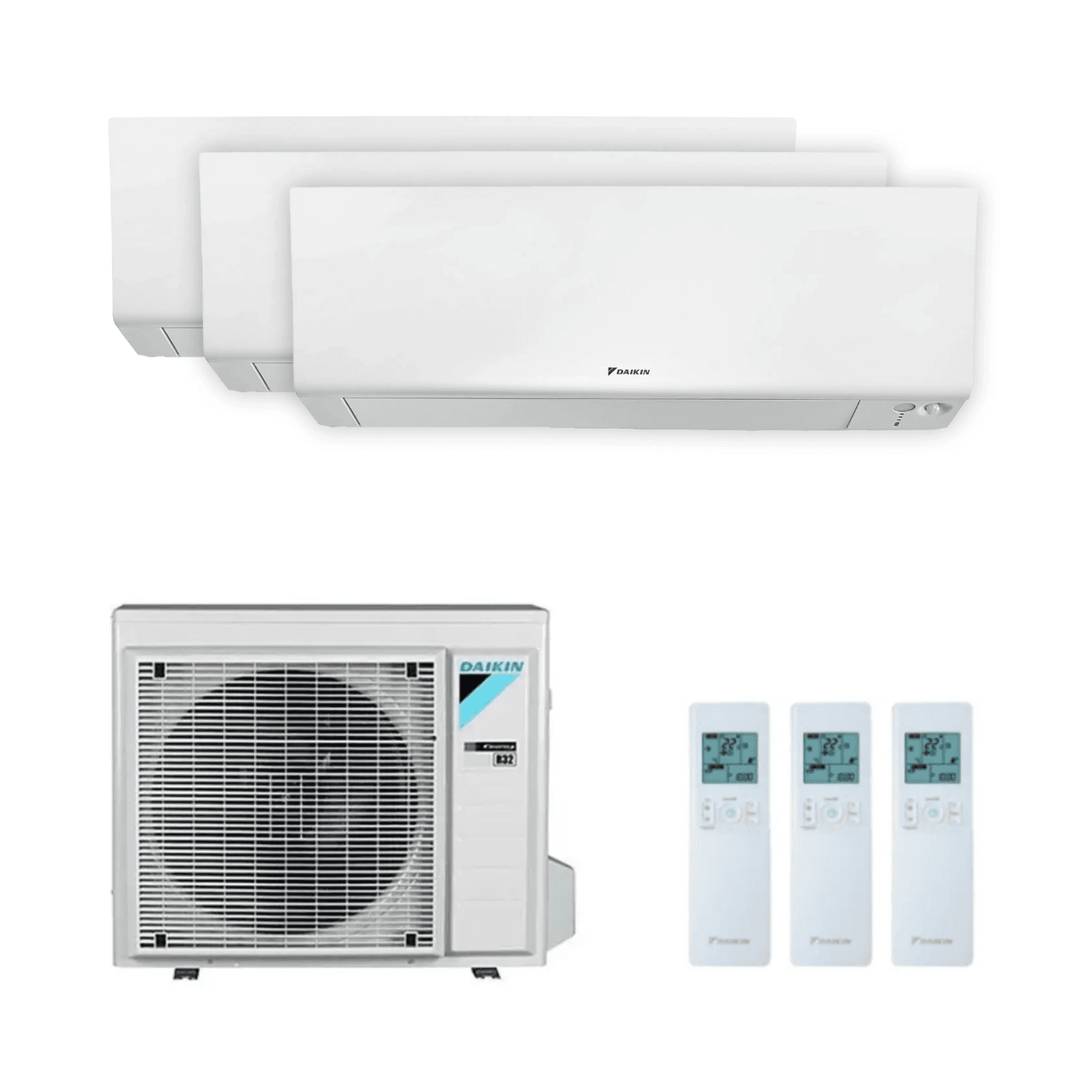 Klimatska naprava 3v1 z WiFi Daikin Perfera 2,0 kW 7000 BTU s referenciou KITDAIPER3MXM52A202020 od značky DAIKIN