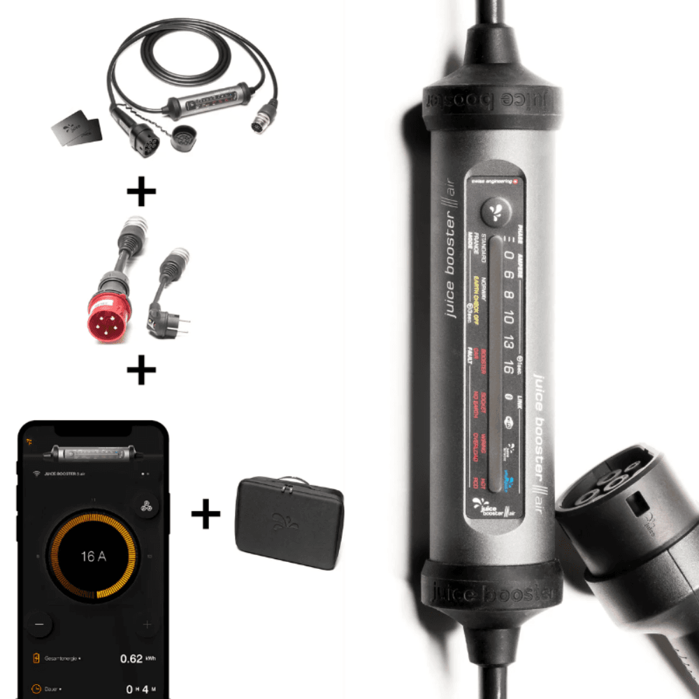 Prenosná nabíjačka pre elektromobily Juice Booster 3 air Basic Set