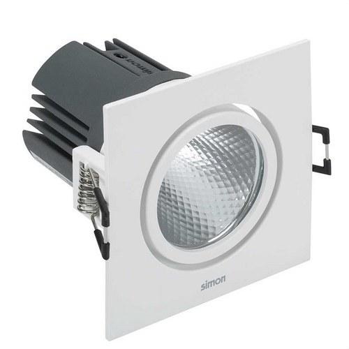 Downlight LED 703.24 NASTAVITEĽNÝ ŠTVOREC 3000K ŠIROKÝ ROZPTYL biela s referenciou 70324030-483 od značky SIMON
