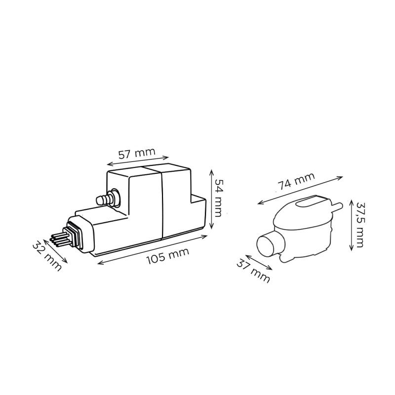 Condensate Pump SFA SANICONDENS Clim Mini S with reference SETKCLIMMINI3S from the brand SFA SANITRIT
