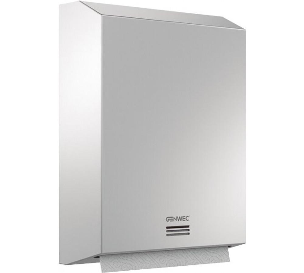 Veľký dávkovač papierových uterákov inox 304 saténový s referenciou GW03 05 04 01 od značky GENWEC