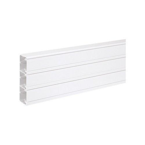 PVC kanál 2m 185x55mm s 3 priehradkami pre funkcie K45 biela farba s referenciou TK12143/9 od značky SIMON