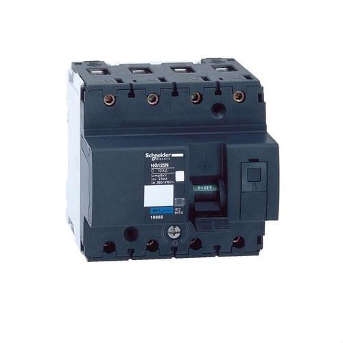 Magnetotermický NG125N 4P 80A Krivka C s referenciou 18658 od značky SCHNEIDER ELECTRIC