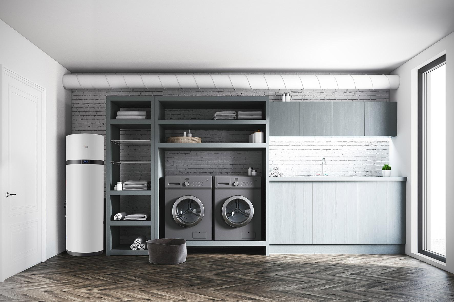 Tepelné čerpadlo na TÚV s WiFi Ferroli EGEA TECH LT 260 litrov s referenciou 2CP0025F od značky FERROLI