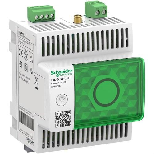 EcoStruxure Panel Server Advanced zapisovalnik podatkov, brezžični koncentrator in Modbus prehod na 24V DC s referenciou PAS800L od značky SCHNEIDER ELECTRIC