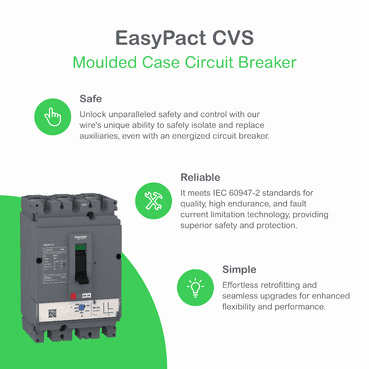 Automatický istič Easypact CVS630F ETS 2.3 630 A 4P/4R s referenciou LV563506 od značky SCHNEIDER ELECTRIC