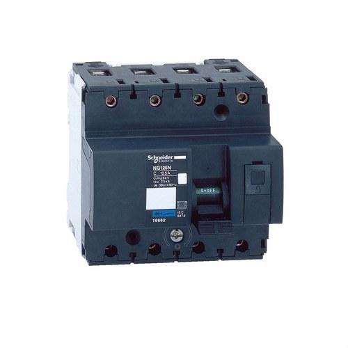 Magnetotermický NG125N 4P 100A Krivka C s referenciou 18660 od značky SCHNEIDER ELECTRIC
