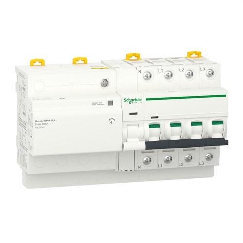 Transient and Permanent Surge Protector IGA Acti9 Combi SPU 3P+N 63A with reference A9L20763 from the brand SCHNEIDER ELECTRIC