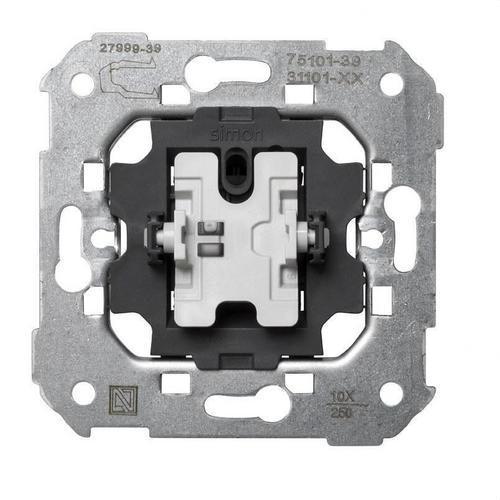 Jednopólový vypínač so systémom rýchleho pripojenia Simon 75 s referenciou 75101-39 od značky SIMON