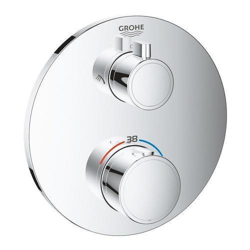 Grohtherm Chrome Thermostatic Shower Valve for Two Outlets with reference 24076000 from the brand GROHE