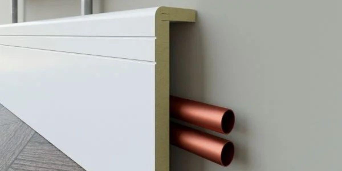 How to cover heating pipes